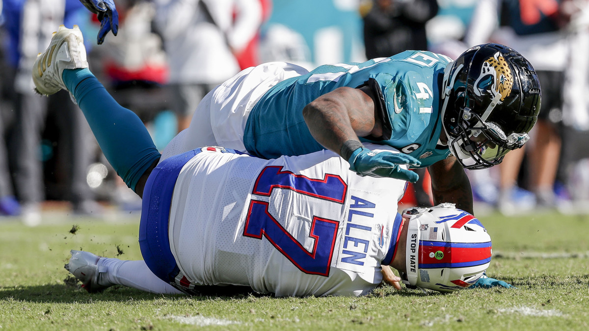 Josh Allen got the better of Josh Allen as Allen’s Jags stopped Allen’s Bills.